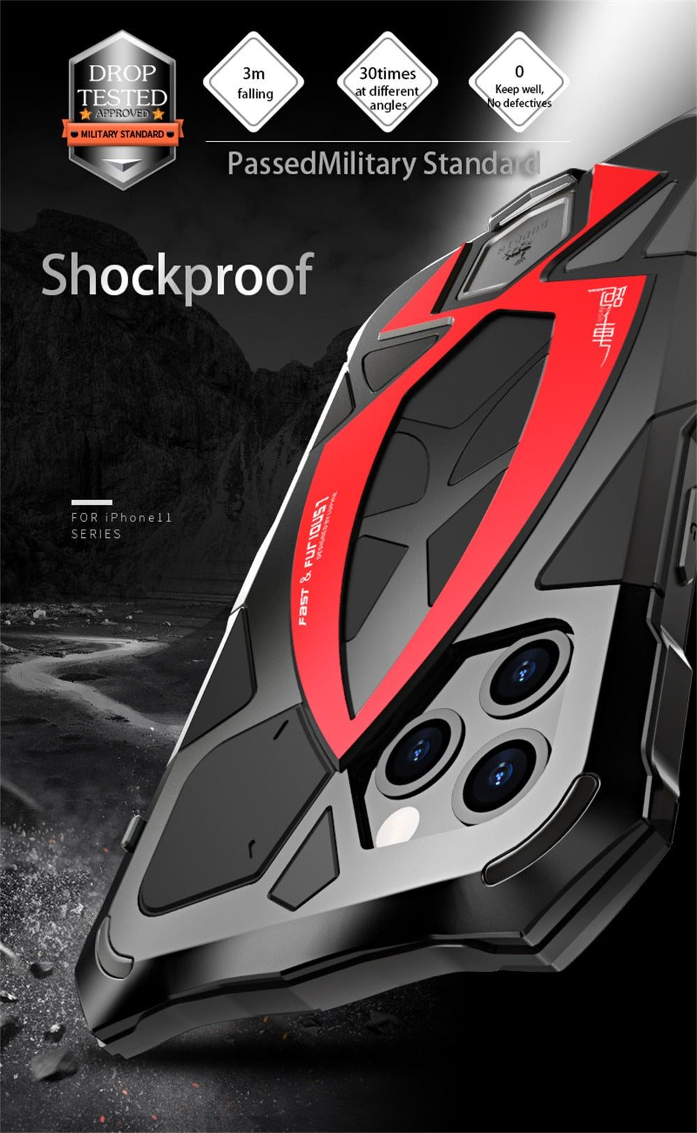 360 Metal Shockproof Armor Case for iPhone - Premium Mobile Phone Cases from Luphie - Just $37.00! Shop now at Dressmycell.com 360 Metal Shockproof Armor Case for iPhone - Premium Mobile Phone Cases from Luphie - Just $37.00! Shop now at Dressmycell.com